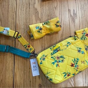 Lug Yellow Floral Bag Set